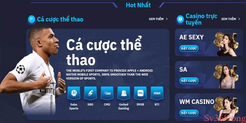 Sơ lược về thể thao SV368